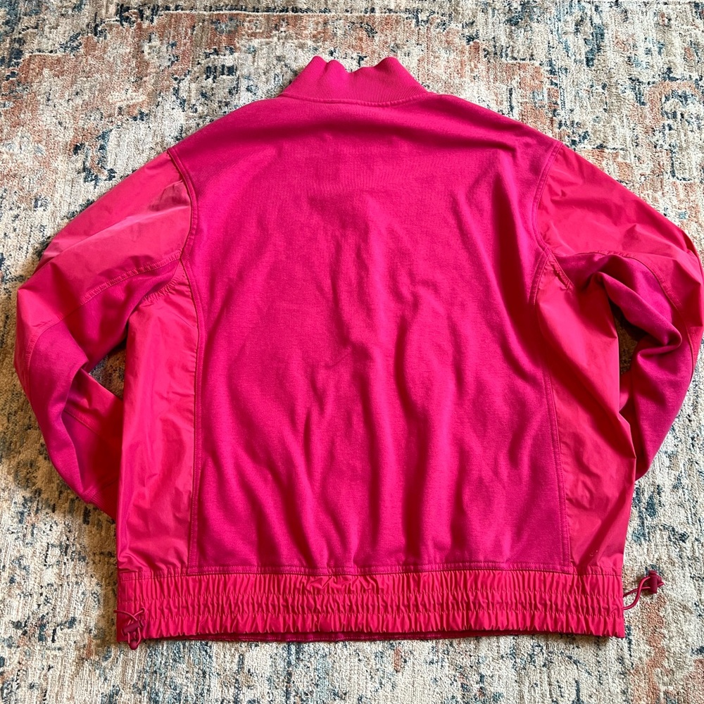 Athleta Hot Pink Quarter-Zip Pullover - Picture 8 of 8